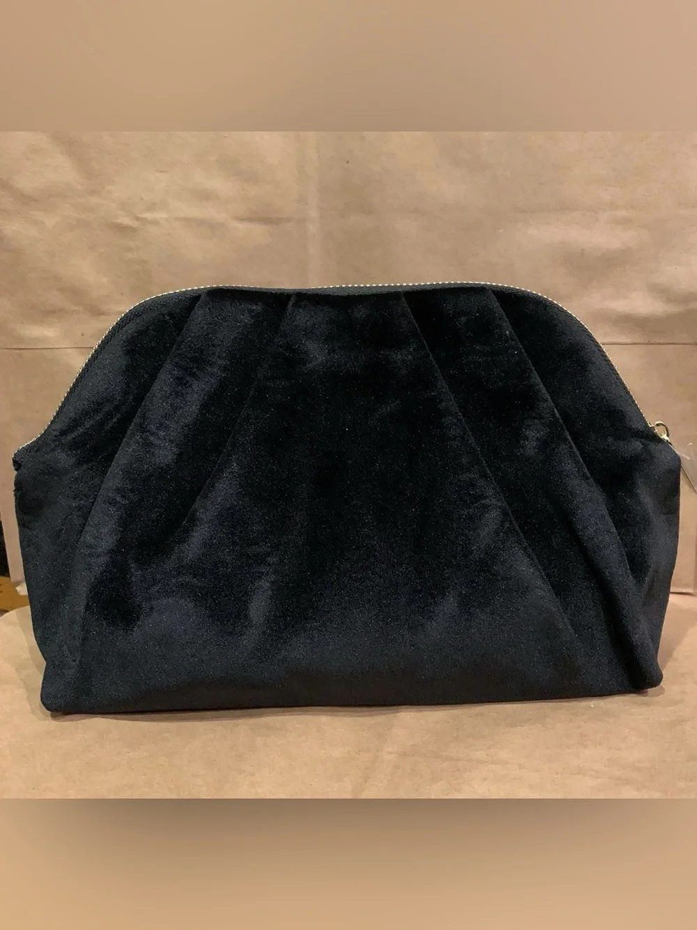 Dolce & Gabbana Beauty velvet cosmetic bag